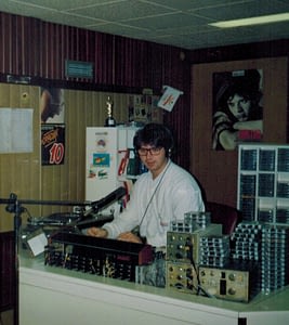 Locutor Ràdio Barcelona FM 1987
